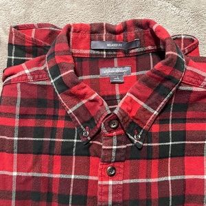 Flannel Shirt Relaxed Fit L